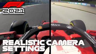 F1 2021 REALISTIC CAMERA SETTINGS [upl. by Eniarda]