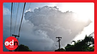 EXPLOSIVE Volcano Eruption On Caribbean Island Causes Evacuation [upl. by Xela]