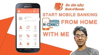 Bank Of Baroda Mobile Banking Register And Active In 2 min l Baroda MConnect Plus Activation [upl. by Rowe]