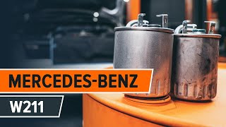 Wie MERCEDESBENZ E W211 Kraftstofffilter wechseln TUTORIAL  AUTODOC [upl. by Iknarf]