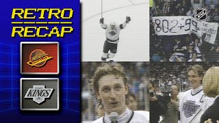 Gretzky scores 802 passes Howe  Retro Recap  Canucks  Kings [upl. by Erihppas]