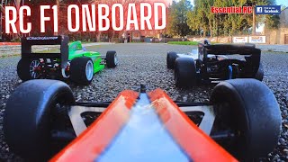 RC F1 ONBOARD CLOSE RACING ACTION [upl. by Yragerg]