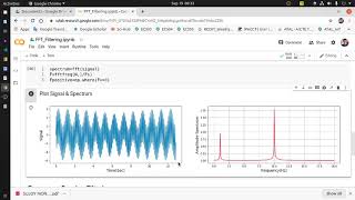 FFT Filtering Python [upl. by Eidok351]