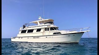 1986 Hatteras 72 Cockpit Motoryacht For Sale  quotFiddlerquot [upl. by Rollo161]