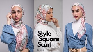 Hijab Tutorial 101 Easy Quick amp Simple Styles using a Square Scarf [upl. by Aydidey510]