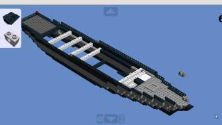 How to build a lego battleship [upl. by Emmott]