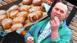 DOMOWE PĄCZKI MEGA PUSZYSTE Z KONFITURĄ Donuts   Oddaszfartucha [upl. by Obaza]