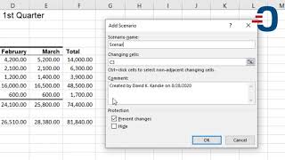 How to use Microsoft Excel Scenario Manager [upl. by Brooking628]