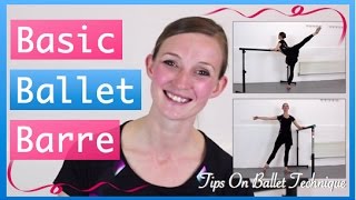 Basic Ballet Barre  Perfect Ballet Barre For Beginners [upl. by Wood]