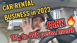 5 Steps Paano magsimula ng CAR RENTAL Business [upl. by Annabela]