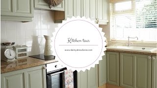 Kitchen tour and how I painted my kitchen cabinets using chalk paint [upl. by Young]