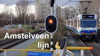 Amstelveenlijn  Sneltram Amsterdam  Light rail  Stadtbahn  GVB Metro 51 en tram 5  Afscheid [upl. by Acimaj]