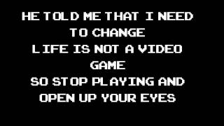 GAME OVER  Falling in Reverse Lyric Video On Screen [upl. by Care]