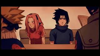 Sakuras Charm  Secretly Holding Hands  Sasuke x Sakura Comics [upl. by Sinnod304]