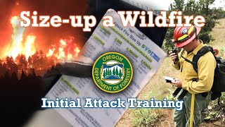 How to SizeUp a Wildfire  Initial Attack Training [upl. by Millda690]