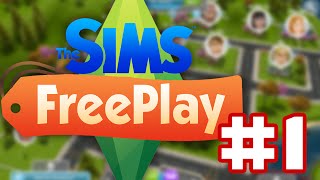 The Sims FreePlay  Gameplay Walkthrough Part 1  House Warming [upl. by Eckart]