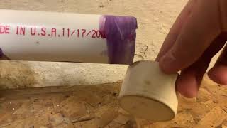 How to cap off a pvc pipe2021 [upl. by Dorehs]