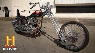 Counting Cars Dannys 70s Style PSYCHEDELIC CHOPPER Season 6  History [upl. by Milks]