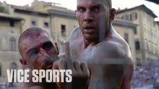 Bareknuckle Boxing Meets Rugby in Calcio Storico What the Hell is That Sport [upl. by Leonelle]