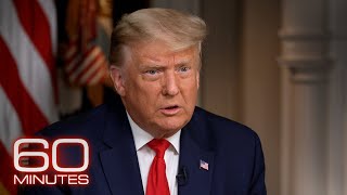 President Donald Trump The 60 Minutes 2020 Election Interview [upl. by Alleul]