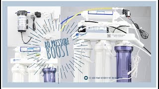 Boosting Pressure in a Reverse Osmosis Water Filter [upl. by Bucella375]