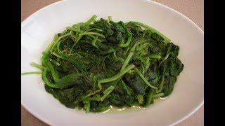 Easiest Cooked Spinach Ever [upl. by Longawa]