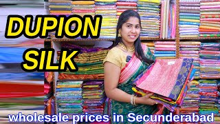 Dupion Silk Sarees SandhyaSilks Secunderabad [upl. by Llertrac]