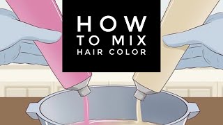 How to Mix Hair Color [upl. by Ettezil496]