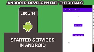 Started Services Example in Android  35  Android Development Tutorial for Beginners [upl. by Bodkin929]