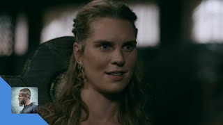 VIKINGS GUNNHILD SEES LAGERTHA BJORN AND RAGNAR SCENE S06E13 [upl. by Cath]