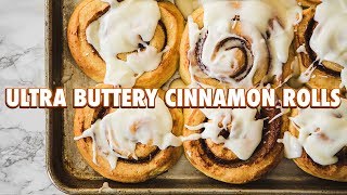 Homemade Buttery Brioche Cinnamon Rolls [upl. by Edya]