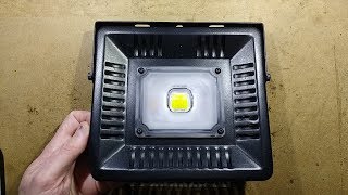 Inside a superslim 50W LED floodlight [upl. by Ihc]