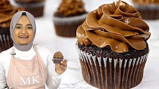 Incredibly moist CHOCOLATE CUPCAKES [upl. by Ecila134]