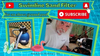 How to Assemble a Swimline HydroTools 12 inch Sand Filter for an Above Ground Swimming Pool [upl. by Ihtac]