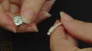 How to add charms to a Pandora Bracelet [upl. by Hewie478]