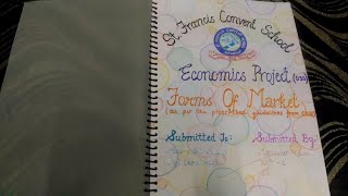 Class 11th Economics Project on quotForms Of Marketquot [upl. by Cruz275]