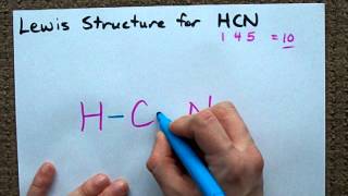 Lewis Structure of HCN [upl. by Yerfej]