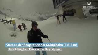 GaistalAbfahrt HochfeldernAbfahrt und FeldernangerAbfahrt auf der Ehrwalder Alm [upl. by Soane348]