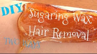 DIY ♥ Sugaring Wax Recipe and Tutorial [upl. by Pacorro]