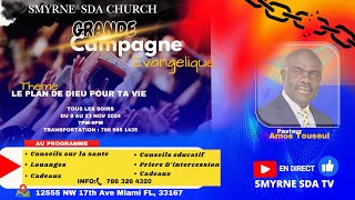 Smyrne SDA  Croisade Jour 5 Past Amos Touseul 111324 [upl. by Yhtuv]