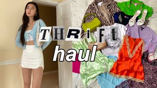 a huge FALL THRIFT HAUL try on [upl. by Race885]