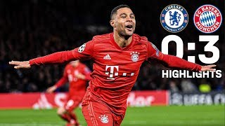 All Goals and Emotions of FC Bayerns 30 over Chelsea FC  Highlights [upl. by Saddler270]