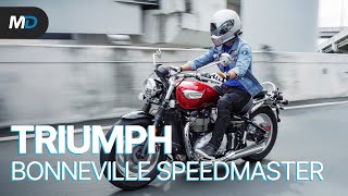 Triumph Bonneville Speedmaster Review  Beyond the Ride [upl. by Aisemaj636]