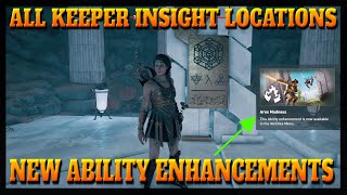 Assassins Creed Odyssey Fate of Atlantis  All Keepers Insights Locations  Gathering Strength [upl. by Schecter]