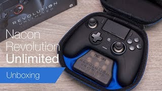 Nacon Revolution Unlimited PS4 controller unboxing [upl. by Lawrence]