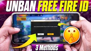 3 Legit Method To Unban Free Fire Account 2025 [upl. by Loria816]