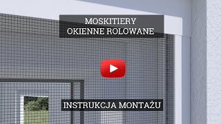 Moskitiera Okienna Rolowana Montaż [upl. by Miehar747]