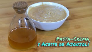 Receta PastaCrema de Ajonjolí Sésamo y Aceite de Ajonjolí Sésamo [upl. by Eyks]