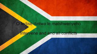 South Africa National Anthem English lyrics [upl. by Septima]