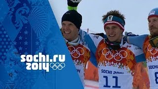 Mens Alpine Skiing  Downhill  Matthias Mayer Wins Gold  Sochi 2014 Winter Olympics [upl. by Walker]